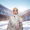 Picture of Noorahi's Designer Premium Satin Hijab Scarf 115cm x 115cm - NRXW-ST115X42-P005