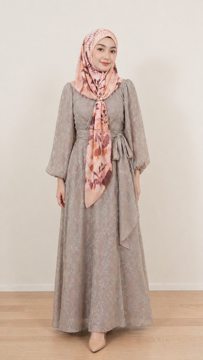 Picture of Noorahi's Aromatic Designer Premium Cotton Voile Hijab Scarf (Baby Seam Stitching) 115cm x 115cm - NRQT-APCV115X27-P005