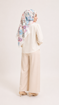 Picture of Noorahi's Aromatic Designer Premium Cotton Voile Hijab Scarf (Baby Seam Stitching) 115cm x 115cm - NRQT-APCV115X27-P001