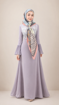 Picture of Noorahi's Aromatic Designer Premium Cotton Voile Hijab Scarf (Baby Seam Stitching) 115cm x 115cm - NRQT-APCV115X27-P013